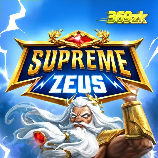 Tampilan visual slot Supreme Zeus dengan tema mitologi Yunani modern